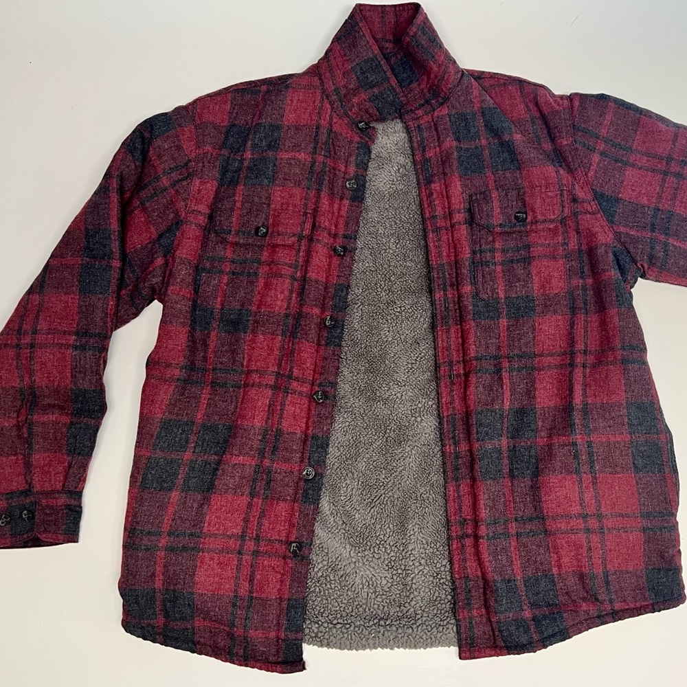Mens Wrangler Sherpa Lined Flannel